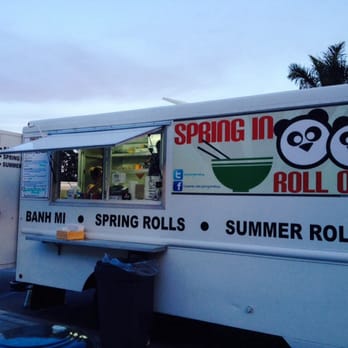 Spring In Roll Out - a food truck parked in a parking lot - Food Trucks Near Me Spring In Roll Out - a food truck parked in a parking lot - Food Trucks Near Me