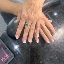 Wish Salon And Nails - French gel manicure