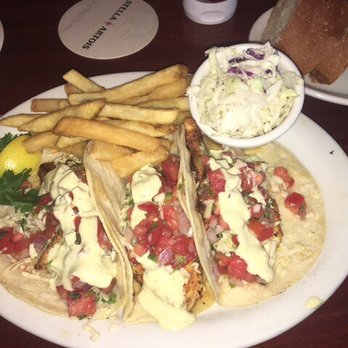 Sandbar & Grill - Flavorless Blackened Fish tacos :( - Seafood Near Me - Monterey, California Sandbar & Grill - Flavorless Blackened Fish tacos :( - Seafood Near Me - Monterey, California
