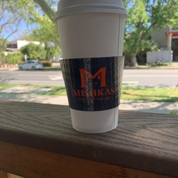 Mishka's Cafe - 20oz Almond Milk Latte - Coffee & Tea Near Me - Davis, California Mishka's Cafe - 20oz Almond Milk Latte - Coffee & Tea Near Me - Davis, California