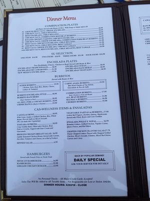 Menu photo 2 Casuelas Café Palm Desert, CA Menu photo 2 Casuelas Café Palm Desert, CA