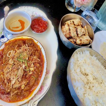 Cobi's - Beef Rendang curry, chili sambal, shallots, gulai, squash + Roti and Jasmine rice. All Delish! - Indian Near Me - Santa Monica, California Cobi's - Beef Rendang curry, chili sambal, shallots, gulai, squash + Roti and Jasmine rice. All Delish! - Indian Near Me - Santa Monica, California