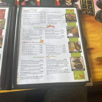 El Charro Mexican Restaurant - Menu - Mexican Near Me - North Providence, Rhode Island