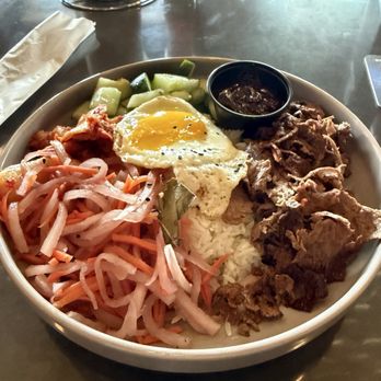 Food + Beer - Korean beef bowl - Sports Bars Near Me - Lutz, Florida