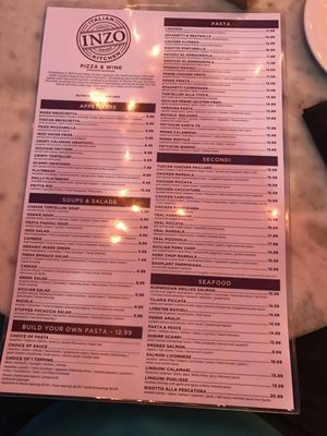 Menu photo 3 Inzo Italian Kitchen Roanoke, TX Menu photo 3 Inzo Italian Kitchen Roanoke, TX