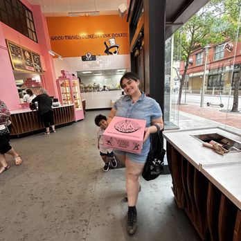 Voodoo Doughnut - Cutest box with my cutest buddy - Donuts Near Me - San Antonio, Texas