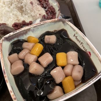 Meet Fresh  - Icy Grass Jelly Signature - Bubble Tea Near Me - Flushing, New York