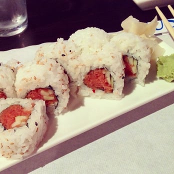 Mr. Sushi - Spicy Tuna Roll served with the Ramen Combo. Again $8.95 at lunch, holy fish! - Sushi Bars Near Me - Valencia, California Mr. Sushi - Spicy Tuna Roll served with the Ramen Combo. Again $8.95 at lunch, holy fish! - Sushi Bars Near Me - Valencia, California