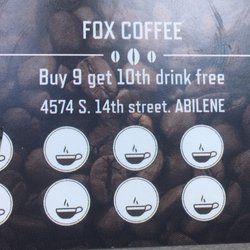 Fox Coffee - Punch card