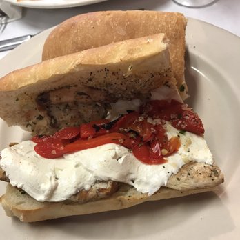 La Sicilia - Grilled chicken, red peppers and mozz on garlic bread - Pizza Near Me - Belleville, New Jersey La Sicilia - Grilled chicken, red peppers and mozz on garlic bread - Pizza Near Me - Belleville, New Jersey