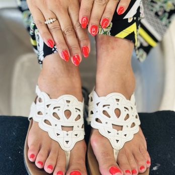 Charm Nails - Fantastic Mani / Pedi, LOVE this nail salon.  Thanks you! - Nail Salons Near Me - La Jolla, California