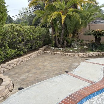 GPR Brothers Construction & Landscaping - Pool deck in pavers (at project completion) - Landscaping Near Me GPR Brothers Construction & Landscaping - Pool deck in pavers (at project completion) - Landscaping Near Me