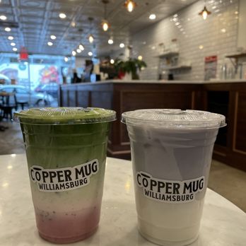 Copper Mug Coffee - Iced Strawberry Matcha, Iced Taro Latte - Coffee & Tea Near Me - Brooklyn, New York Copper Mug Coffee - Iced Strawberry Matcha, Iced Taro Latte - Coffee & Tea Near Me - Brooklyn, New York