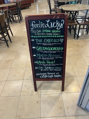 Menu photo 2 Life Cafe Canton, MI