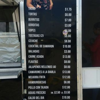 Taqueria La Guera - the price of the food - Food Trucks Near Me Taqueria La Guera - the price of the food - Food Trucks Near Me
