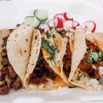 The Happy Tacos - three tacos on a plate - Food Trucks Near Me - Morganton, North Carolina The Happy Tacos - three tacos on a plate - Food Trucks Near Me - Morganton, North Carolina