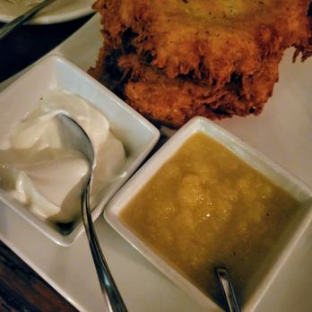 Heidelberg Restaurant - Potato pancakes - very crispy! - German Near Me - New York, New York Heidelberg Restaurant - Potato pancakes - very crispy! - German Near Me - New York, New York