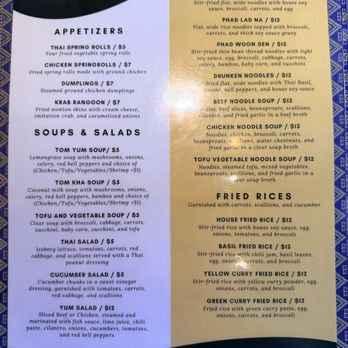 Golden Thai - New menu April 2026 - Thai Near Me - Longwood, Florida