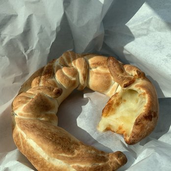Coffee Tomo - sweet potato cheese pretzel (basically 70% cheese 30% sweet potato, but really good!!) - Coffee & Tea Near Me - Los Angeles, California Coffee Tomo - sweet potato cheese pretzel (basically 70% cheese 30% sweet potato, but really good!!) - Coffee & Tea Near Me - Los Angeles, California