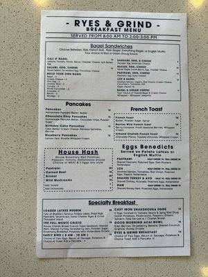 Menu photo 8 Rye's and Grind Oceanside, CA Menu photo 8 Rye's and Grind Oceanside, CA