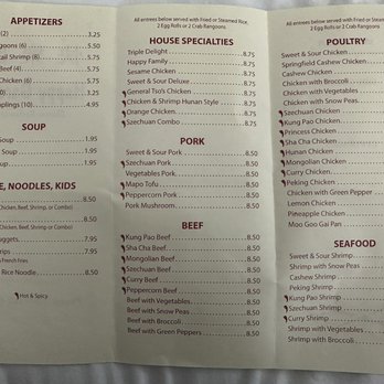Happy Garden - Menu - Chinese Near Me - Maryville, Missouri