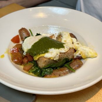 The Point Kitchen and Bar - Polenta & Eggs with sausage - Bars Near Me - Santa Cruz, California