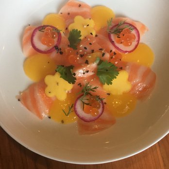 LUVI Restaurant - Salmon Salsa. So fresh and delicious! - Asian Fusion Near Me - New Orleans, Louisiana LUVI Restaurant - Salmon Salsa. So fresh and delicious! - Asian Fusion Near Me - New Orleans, Louisiana