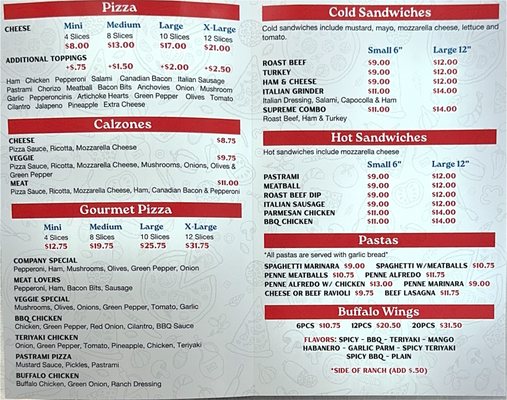 Menu photo 5 Fullerton Pizza Fullerton, CA