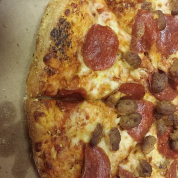 Domino's Pizza - Unappetizing cold pizxa delivered - Pizza Near Me - Palmdale, California