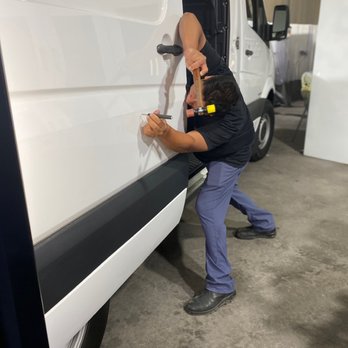 Hector dent removal - Works on big vans too. - Mobile Dent Repair Near Me