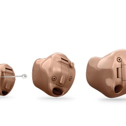 We offer a wide range of custom hearing aid styles and work with all major brands!