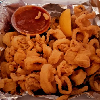 A Slice of the Bronx - Fried Calamari: no flavor, all breading, and overcooked, chewy calamari in the pieces that actually HAD calamari inside the coating. Yuck - Italian Near Me - Wolcott, Connecticut A Slice of the Bronx - Fried Calamari: no flavor, all breading, and overcooked, chewy calamari in the pieces that actually HAD calamari inside the coating. Yuck - Italian Near Me - Wolcott, Connecticut