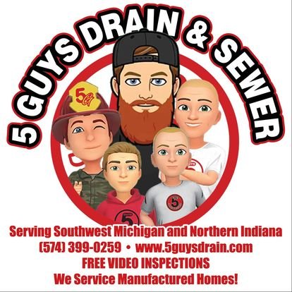 Slide of 5 Guys Drain & Sewer