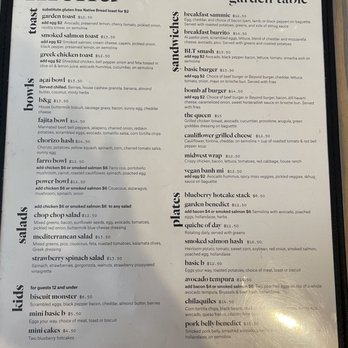 The Garden Table - Menu - Breakfast & Brunch Near Me - Indianapolis, Indiana The Garden Table - Menu - Breakfast & Brunch Near Me - Indianapolis, Indiana