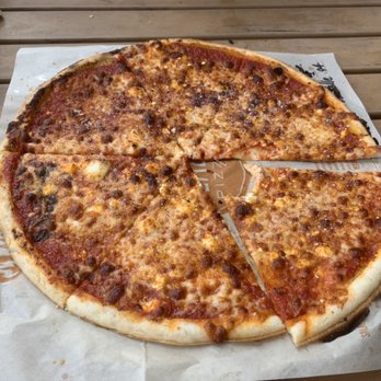 Blaze Pizza - Gluten Free Crust when Keto Crust was gone. Was a little burnt and had so many carbs!!!!! - Pizza Near Me - Orlando, Florida Blaze Pizza - Gluten Free Crust when Keto Crust was gone. Was a little burnt and had so many carbs!!!!! - Pizza Near Me - Orlando, Florida