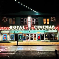 Royal Cinemas - This is our new Marquee! We think it looks great at night. What do you think?