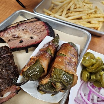 LocalCraft BBQ - Pig bombs. Jalapenos had seeds, so they have some heat - Barbeque Near Me - Newark, Texas LocalCraft BBQ - Pig bombs. Jalapenos had seeds, so they have some heat - Barbeque Near Me - Newark, Texas
