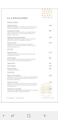 Menu photo 5 La Cancilleria Matamoros, TAM