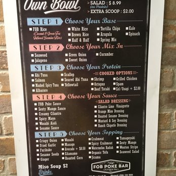 FOB Poke Bar- Seattle - Poke Near Me - Seattle, Washington FOB Poke Bar- Seattle - Poke Near Me - Seattle, Washington