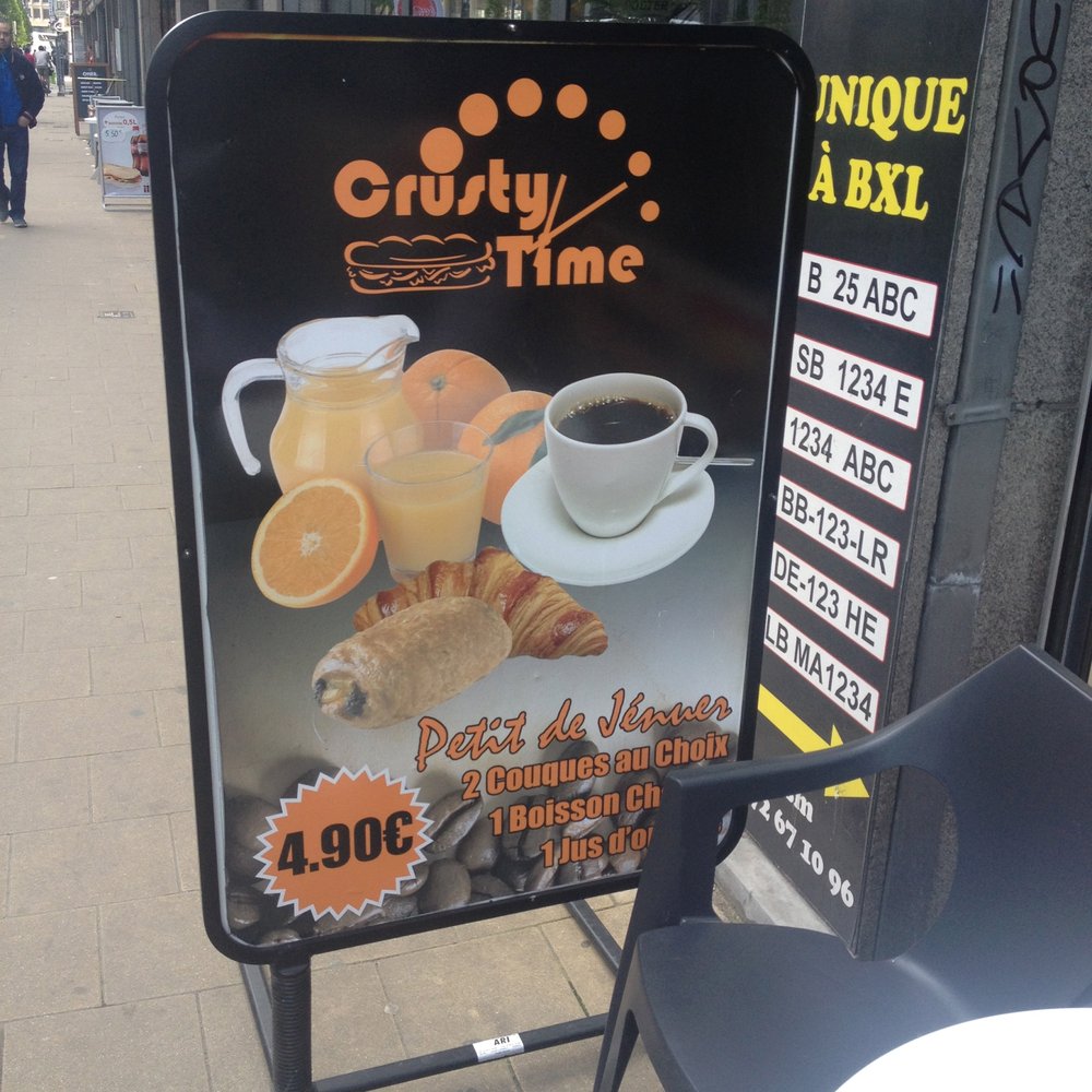 Crusty Time - breakfast offer for 4.90 euro - Breakfast & Brunch Near Me - Brussels, BRU