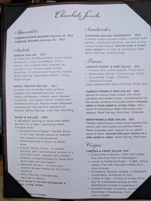 Menu photo 2 Chocolate Secrets Dallas, TX
