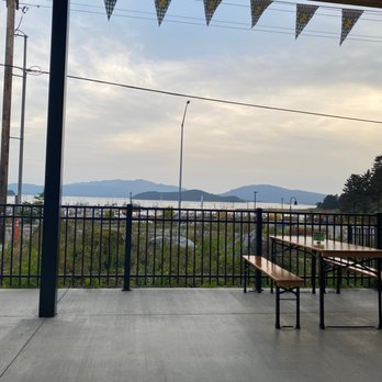 Forbidden Peak Brewery - View from outdoor patio - Breweries Near Me - Juneau, Alaska