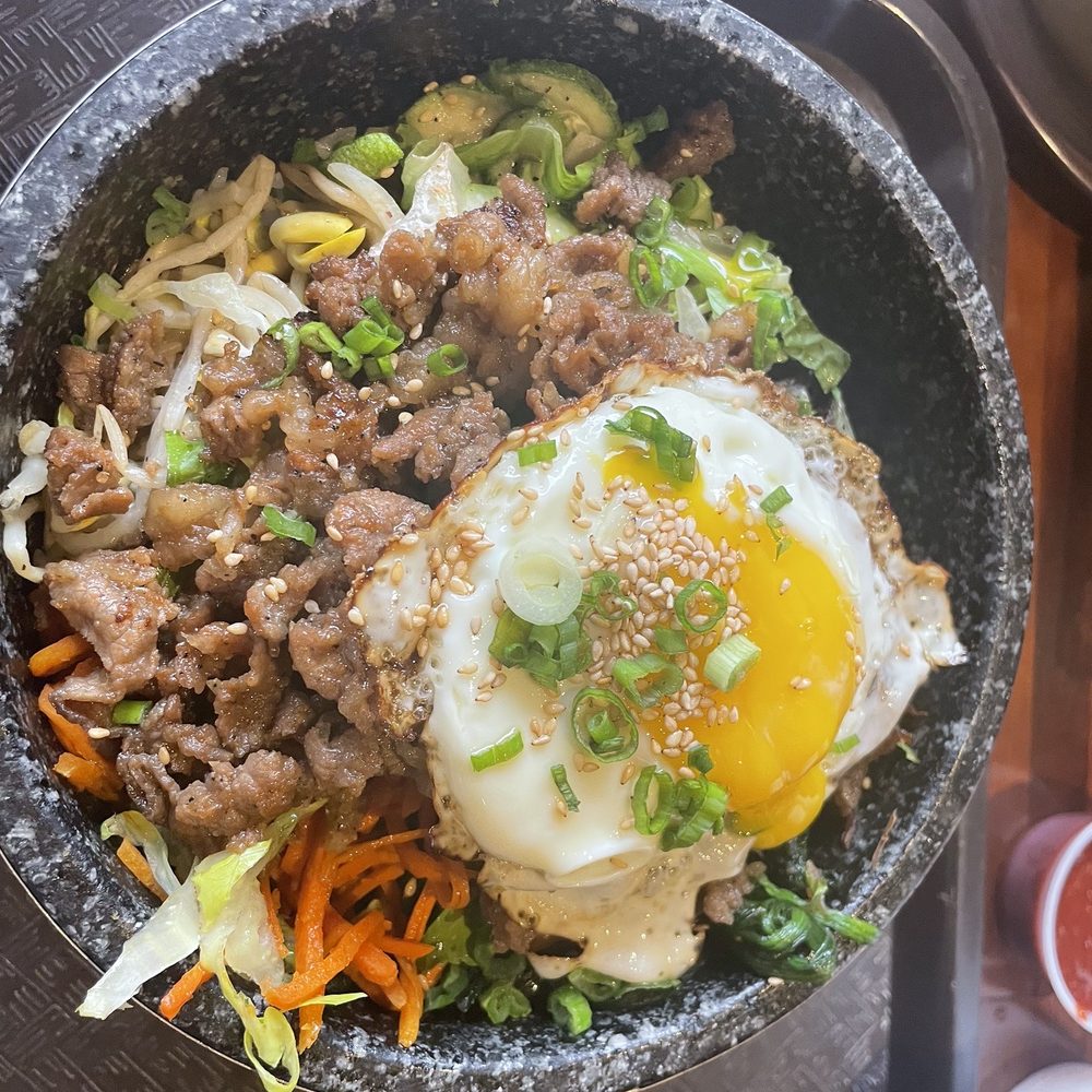 Izzi Korean Kitchen - HOT STONE BIBIMBAP - Korean Near Me - Orlando, Florida Izzi Korean Kitchen - HOT STONE BIBIMBAP - Korean Near Me - Orlando, Florida