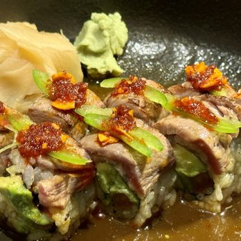 Pink Steak - Torched tenderloin roll - Steakhouses Near Me - West Palm Beach, Florida Pink Steak - Torched tenderloin roll - Steakhouses Near Me - West Palm Beach, Florida