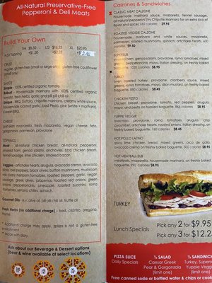 Menu photo 3 zpizza Laguna Niguel, CA