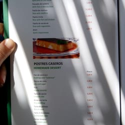 Restaurante Katy - Carta