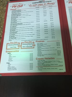 Menu photo 5 Pin Pun Buenos Aires, C