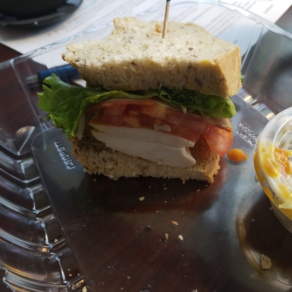Chicken and Turkey Bacon Club. Delicous Chicken and Turkey Bacon Club. Delicous