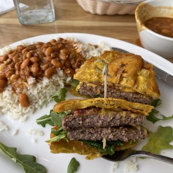 Jibarito's on Harlem - JIBARITOS PLANTAIN BURGER - Puerto Rican Near Me - Chicago, Illinois