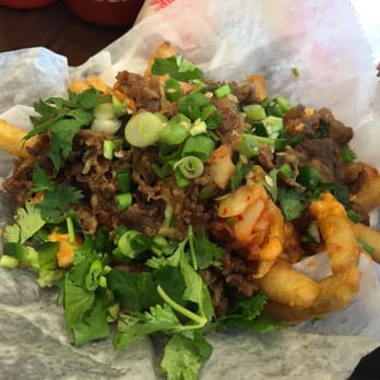 JoJu - Kimchi fries with bulgogi (extra $2) - Coffee & Tea Near Me - Elmhurst, New York JoJu - Kimchi fries with bulgogi (extra $2) - Coffee & Tea Near Me - Elmhurst, New York
